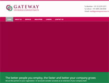 Tablet Screenshot of gatewayoverseas.in
